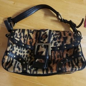 Small leopard handbag